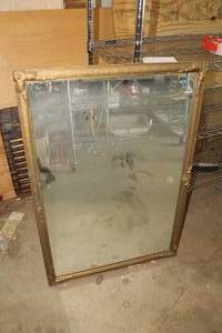 lot 464 image: Gold Leaf Framed Wall Mirror