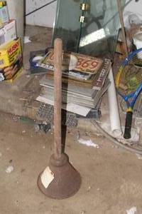 lot 495 image: Vintage Clothes Washer Plunger