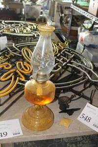 lot 549 image: 17 Oil Lamp