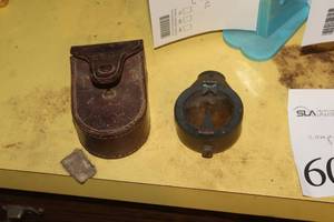 lot 606 image: Vintage Compass with Case