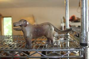 lot 625 image: Vintage Iron Dog Nutcracker