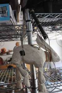 lot 679 image: Bunny Rabbit Stringed Puppet