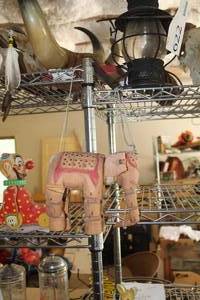 lot 689 image: Elephant Stringed Puppet
