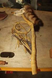 lot 717 image: 27 Native American Staff