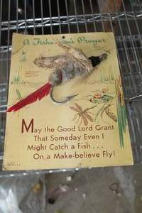 lot 794 image: A Fishermans Prayer Home Dcor