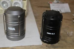 lot 806 image: Lot of (2) 3 NRA Battery Powered Lanterns