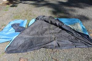 lot 848 image: Tent with Cover, Stakes, Poles