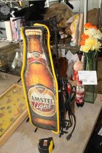 lot 338 image: Amstel Light Beer Neon Light