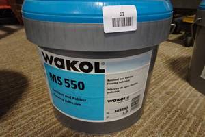 Wakol MS 550 Resilient and Rubber Flooring Adhesive