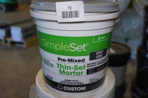 Simpleset Pre-Mixed Thin-Set Mortar -Gray