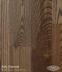 Wickham 5 Hardwood Flooring - Ash Charcoal Satin - 104 SQ FT