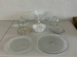 Glass Serving Trays & Bowls
