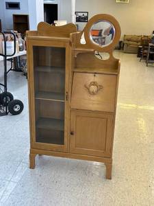 Antique Side by Side Secretary Desk with Bookcase