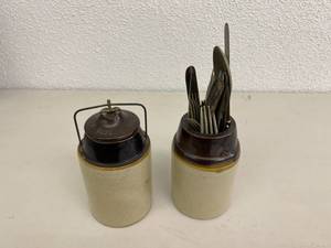 Antique Stoneware & Flatware