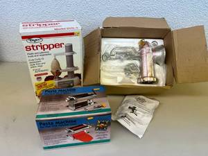 Pasta Machine, Meat Grinder & Fruit & Vegetable Stripper