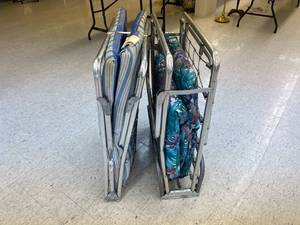 Pair of Folding Cots