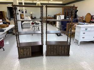 Pair of Matching Shelving Units