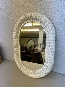 Wicker Mirror