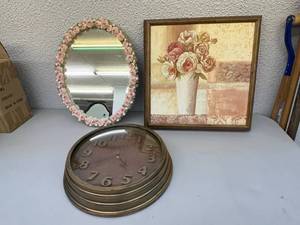 Mirror, Clock & Artwork