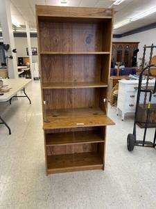Bookcase with Drop Down Desk