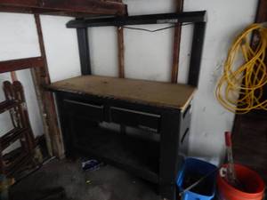 Lighted Craftsman Work Bench 54x25x37