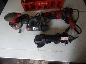 Hilti Corded Concrete Hammer Drill,  Roto Zip, Skil Angle Grinder, Skil Orbital Sander