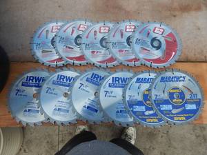 11 New 7 14  24 Tooth Grip Right Saw Blades