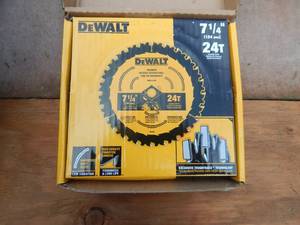 New Box Of 10 Dewalt 7 14 24 Teeth Saw Blades