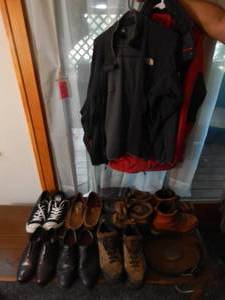 Mens Shoes, Boots, Jackets-Med, Lg. Shoes 10-11