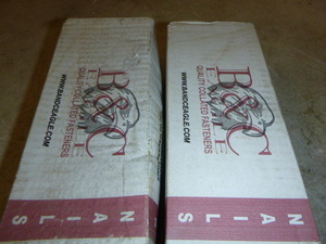 2 Boxes of B&C Eagle Offset Head Paper Tape Collation Nails