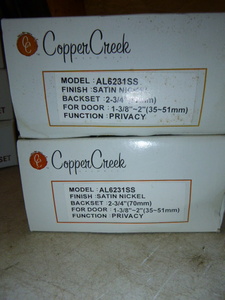2 Copper Creek Door Lock Set