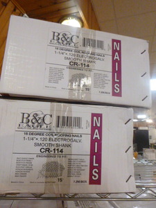 2 Boxes B&C Eagle 15 Degree Coil Roofing Nails