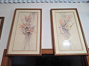 Lot of Shelves  Stands  Contents - Includes Pictures on Walls