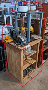 Wood Shelves w Contents - Vintage Kitchen Items and More - Shelves are 34 x 25 x 19 and 20 x 16 x 16