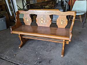Solid Wood Bench - About 49 x 29 x 16