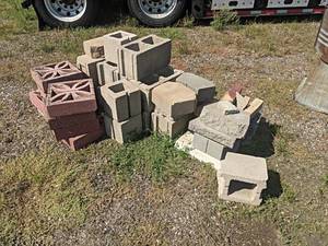 Lot of Blocks - Cinder Blocks, Decorative and More