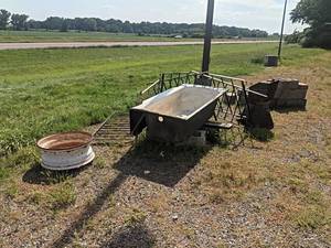 Lot of Steel - Bathtub, Antique Barn Vent, Railing and More