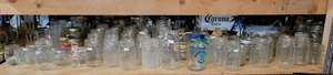 Contents of 72 x 48 Shelf - Canning Jars, Home Dcor and More