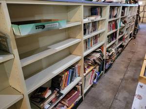Contents of (17) Shelves - Books - Shelves are about 36 Wide Each