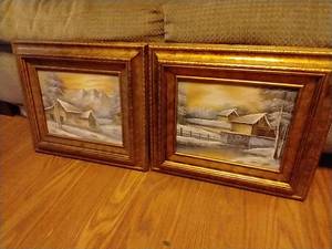 lot 47 image: Two Paintings in Frames