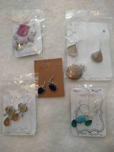 lot 122 image: (5) Pairs of Earrings - Mostly .925