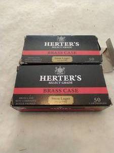 lot 174 image: (2) Boxes 9mm Ammo