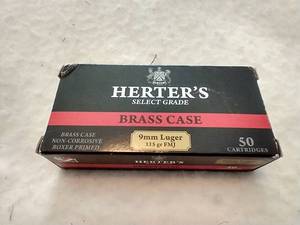 lot 176 image: Full Box of 9mm Ammo