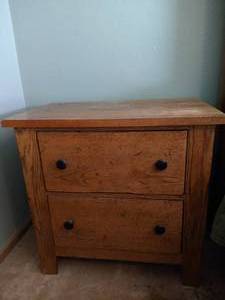 lot 200 image: Wood Nightstand