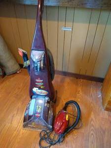 lot 218 image: Bissell Power Brush Drifter Carpet Cleaner & Dirt Devil Hand Vac