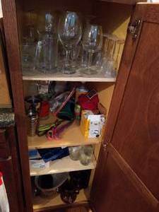 lot 234 image: Bottom Shelf Contents