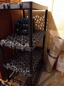 lot 267 image: Heavy Duty Plastic Shelves