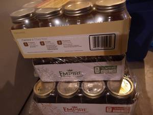 lot 275 image: (3) New Boxes of Canning Jars