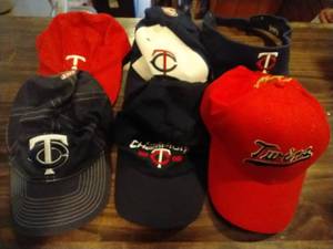 lot 348 image: (6) Twins Caps