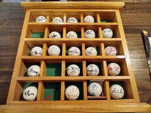 lot 377 image: (21) Autographed Golf Balls - Arnold Palmer, Etc Etc